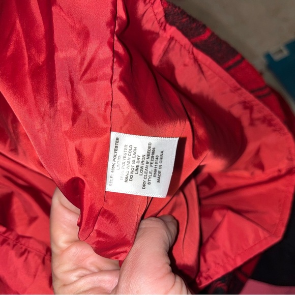 Red black plaid mini skirt school girl  Hyfve new nwt medium M - Picture 4 of 5